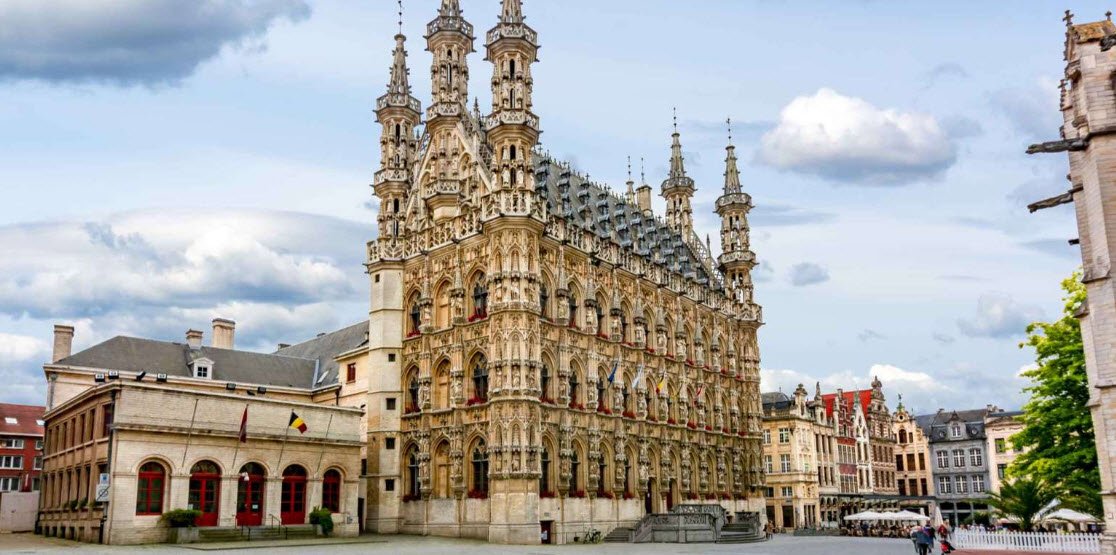 Leuven Town Hall, Leuven, Flemish Brabant, Belgium
